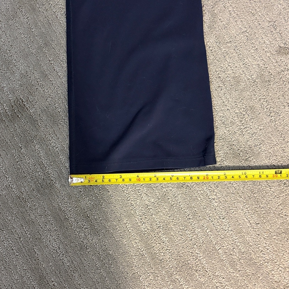 Athleta Girl High Rise Wide Leg Navy Pants with Elastic Waistband - Picture 5 of 7